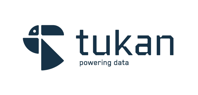 Logo de Tukan Powering Data, plataforma de inteligencia y datos del mercado financiero mexicano, aliado de CONVECOB 2026